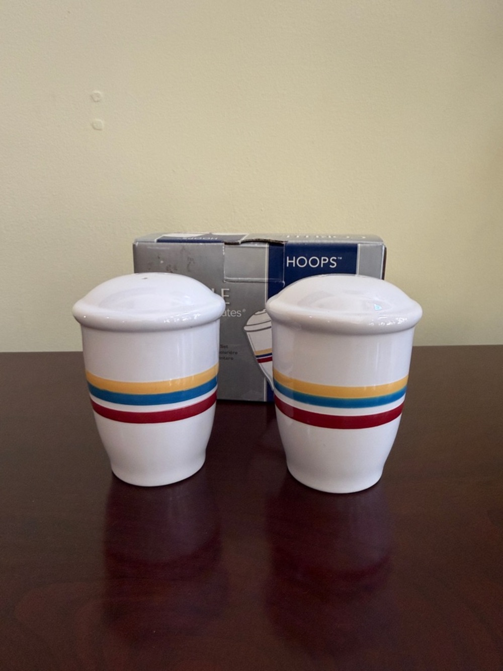 Corelle NIB Vintage early 2000 Salt & Pepper Shakers